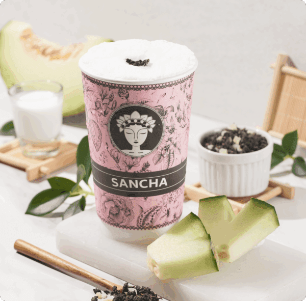Melon Oolong Milk Tea