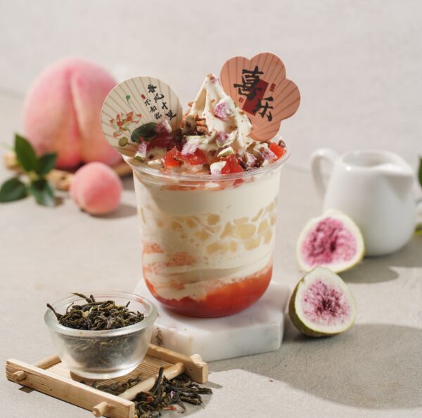 Osmanthus Peach Ice Cream