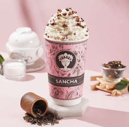 Da Hong Pao Milk Tea Frappe